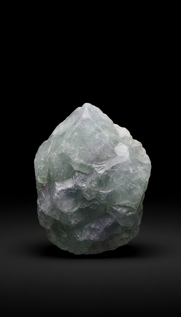 Rough Celadon Mist Crystal