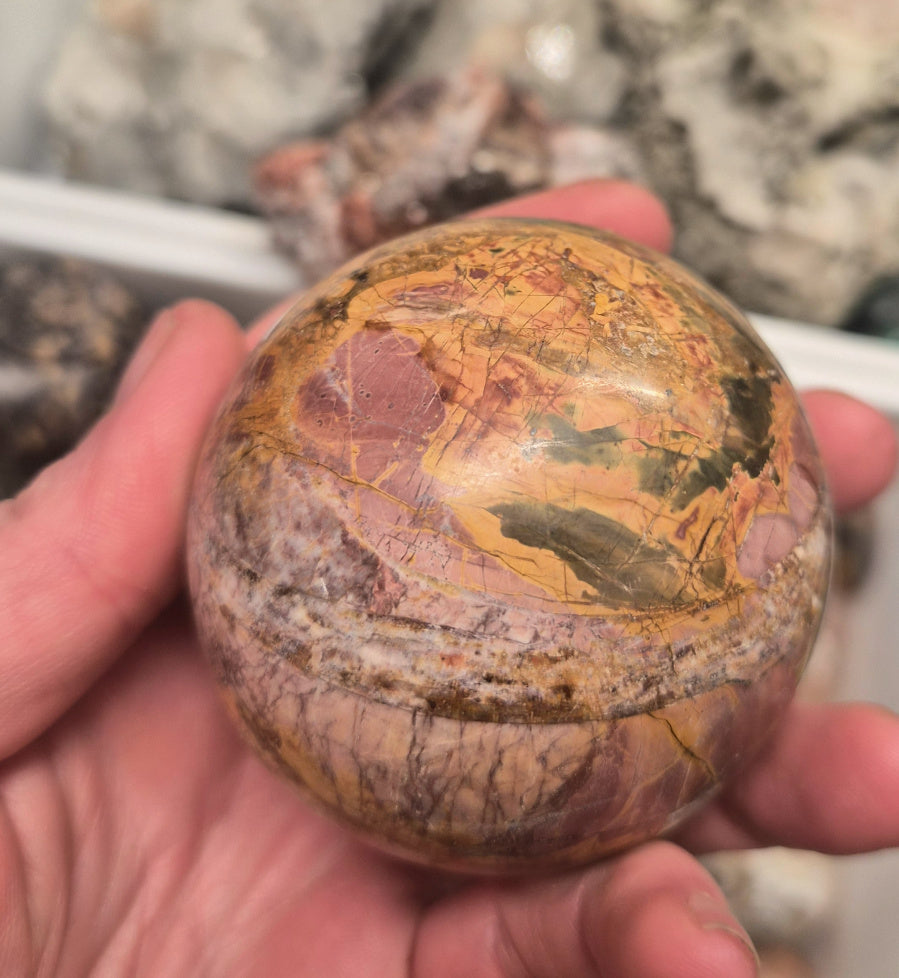Tiger Iron sphere– 65mm