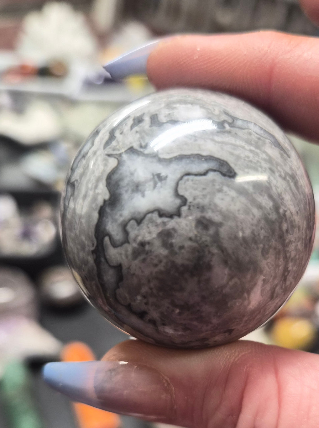Stromatolite Crystal Sphere–45mm
