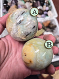 Pistachio Calcite (Green onyx) Sphere–50mm
