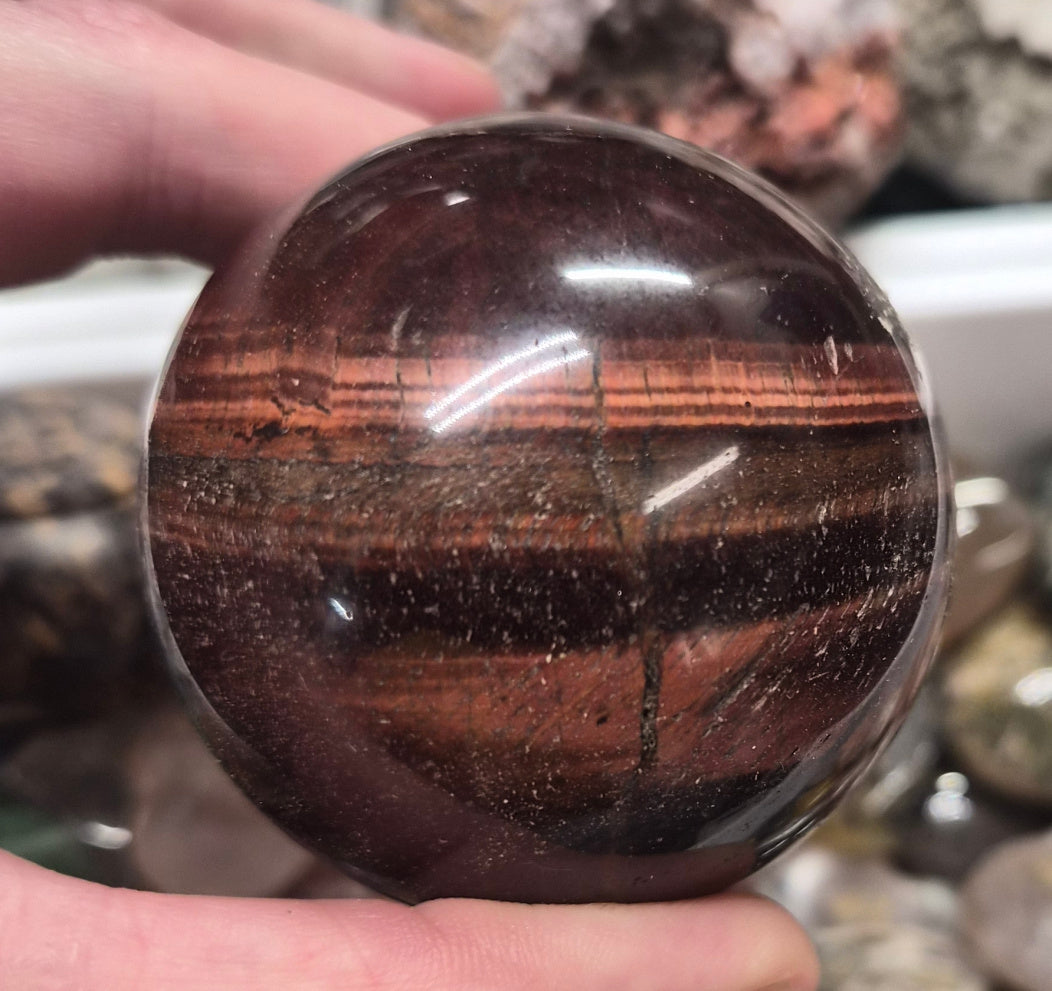 Red Tiger's Eye sphere– 60mm