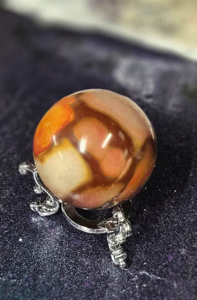 Polychromatic Jasper Spheres –45mm