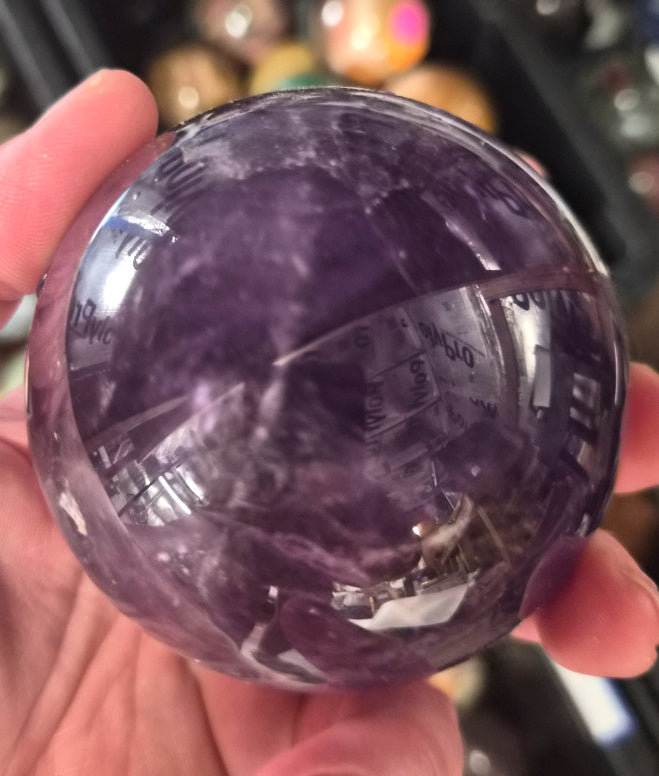 Amethyst crystal sphere– 75mm