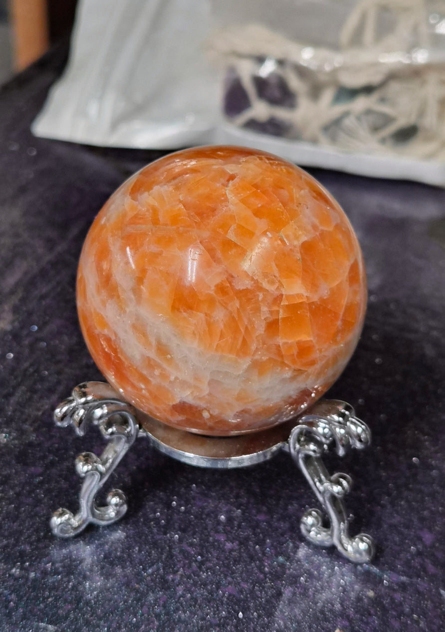 40mm Sunstone Spheres