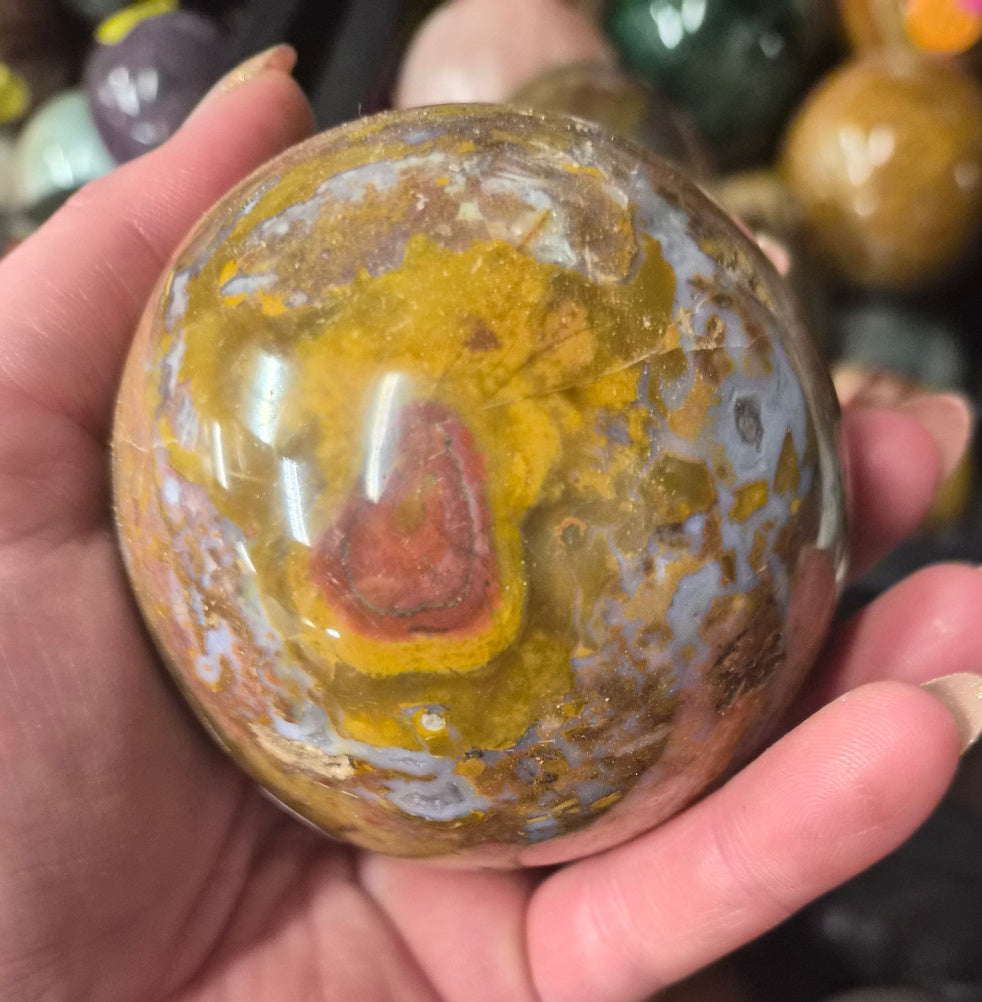 Ocean Jasper sphere– 70mm
