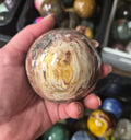 Petrified wood sphere– 70mm