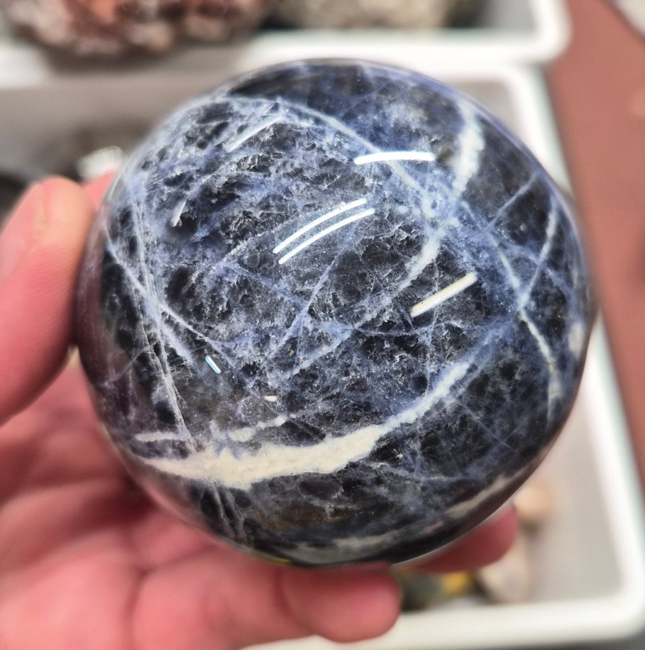 Sodalite spheres– 65mm