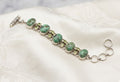Everglades Moss & Mint Luxe Bracelet- African Turquoise and Peridot