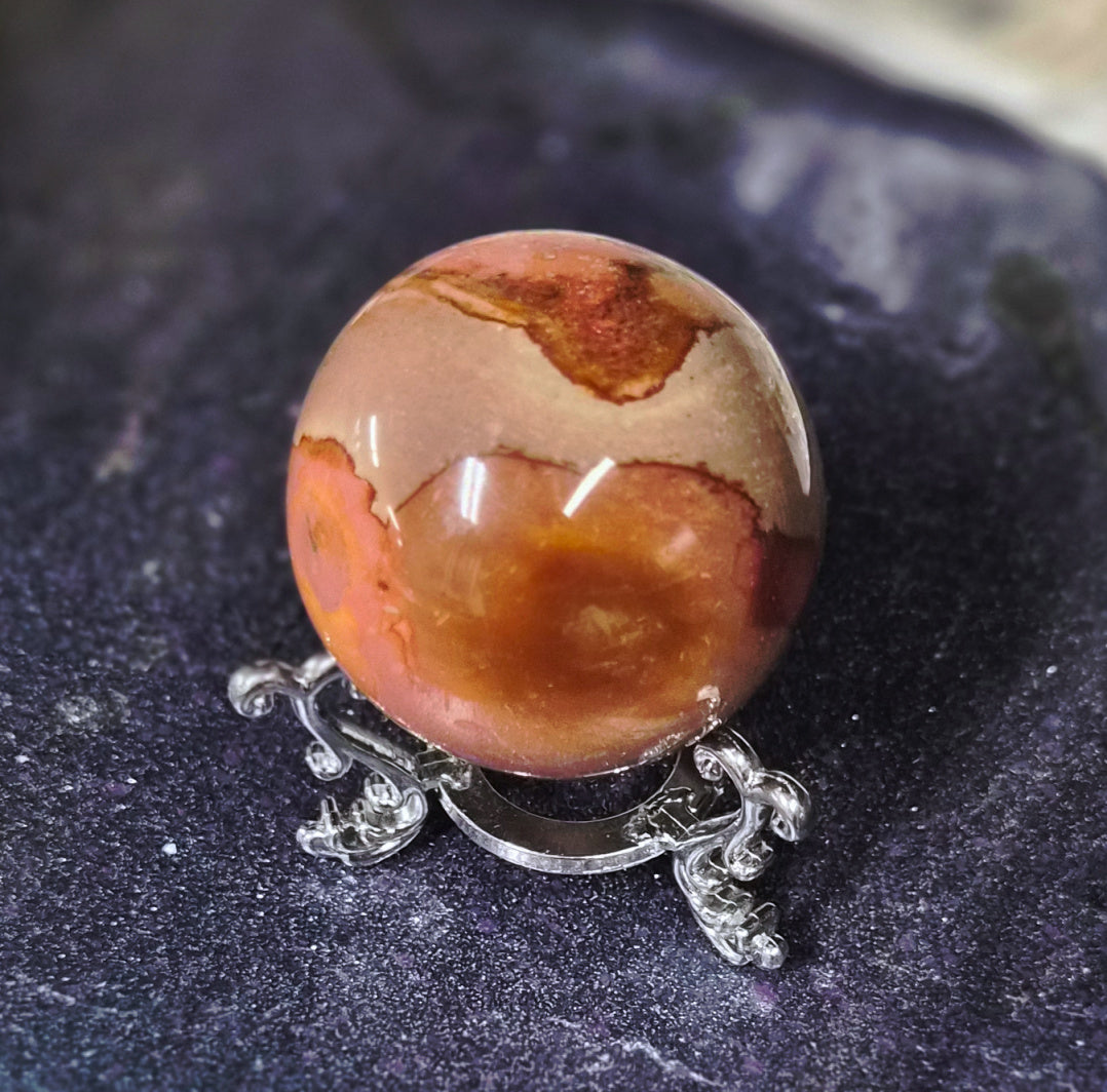 Polychromatic Jasper Spheres –45mm