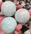 Caribbean Calcite Sphere–55mm