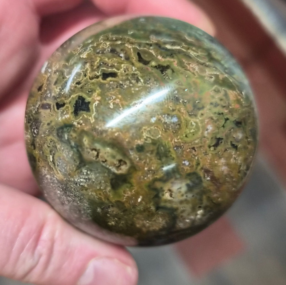 Epidote Matrix sphere– 55mm