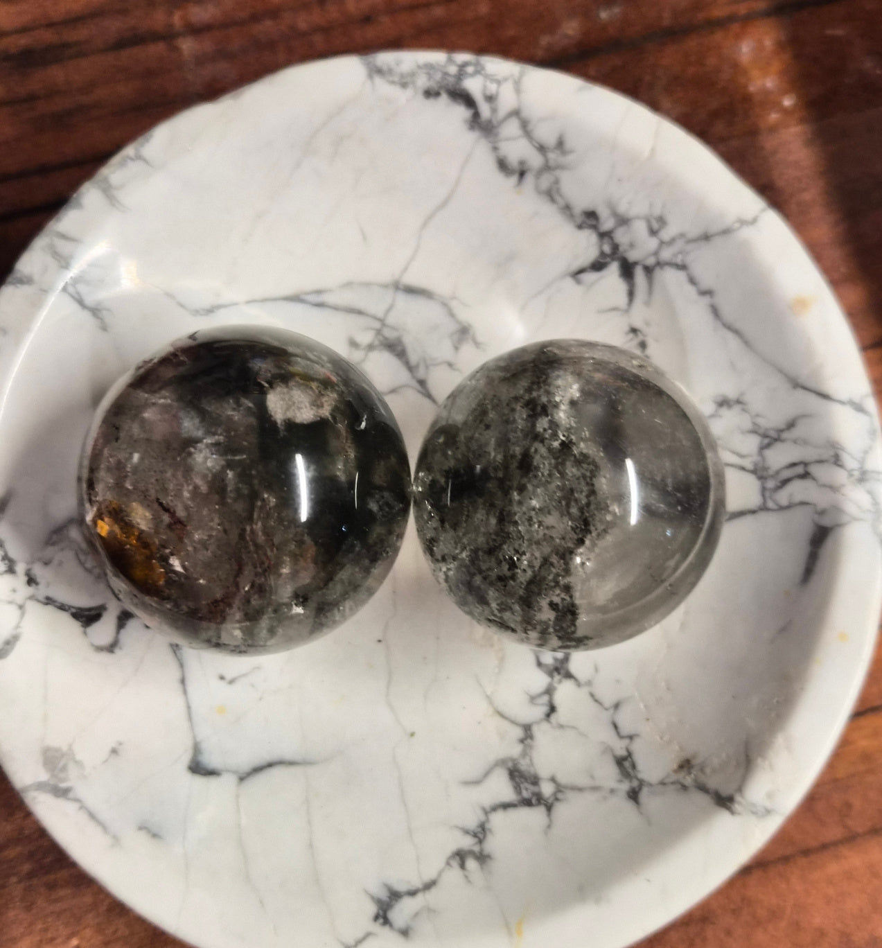 Natural Garden Quartz mini-spheres —18-30mm