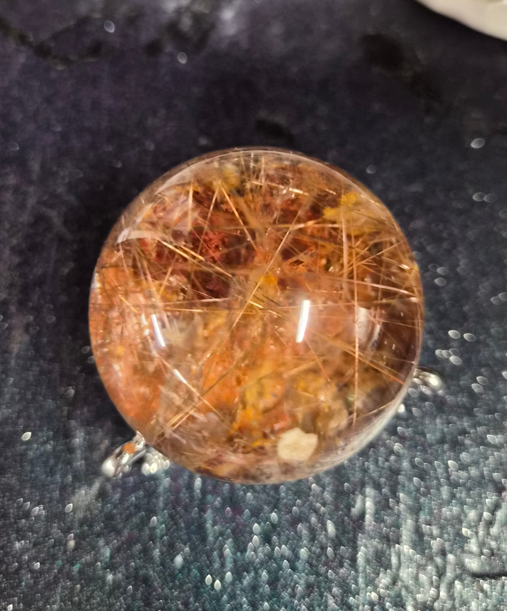 Natural Garden Quartz Spheres –45mm