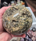 Ocean Jasper sphere with Druzy Vugs– 90mm
