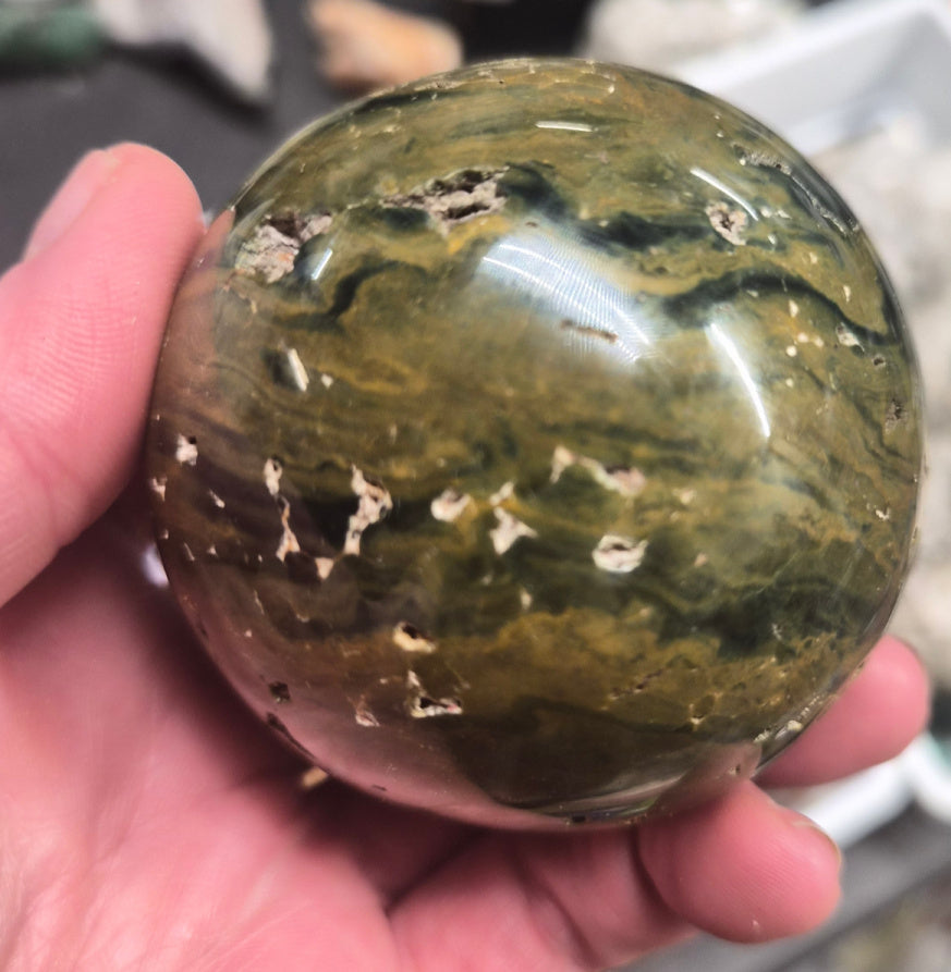 Kambaba Jasper sphere– 65mm