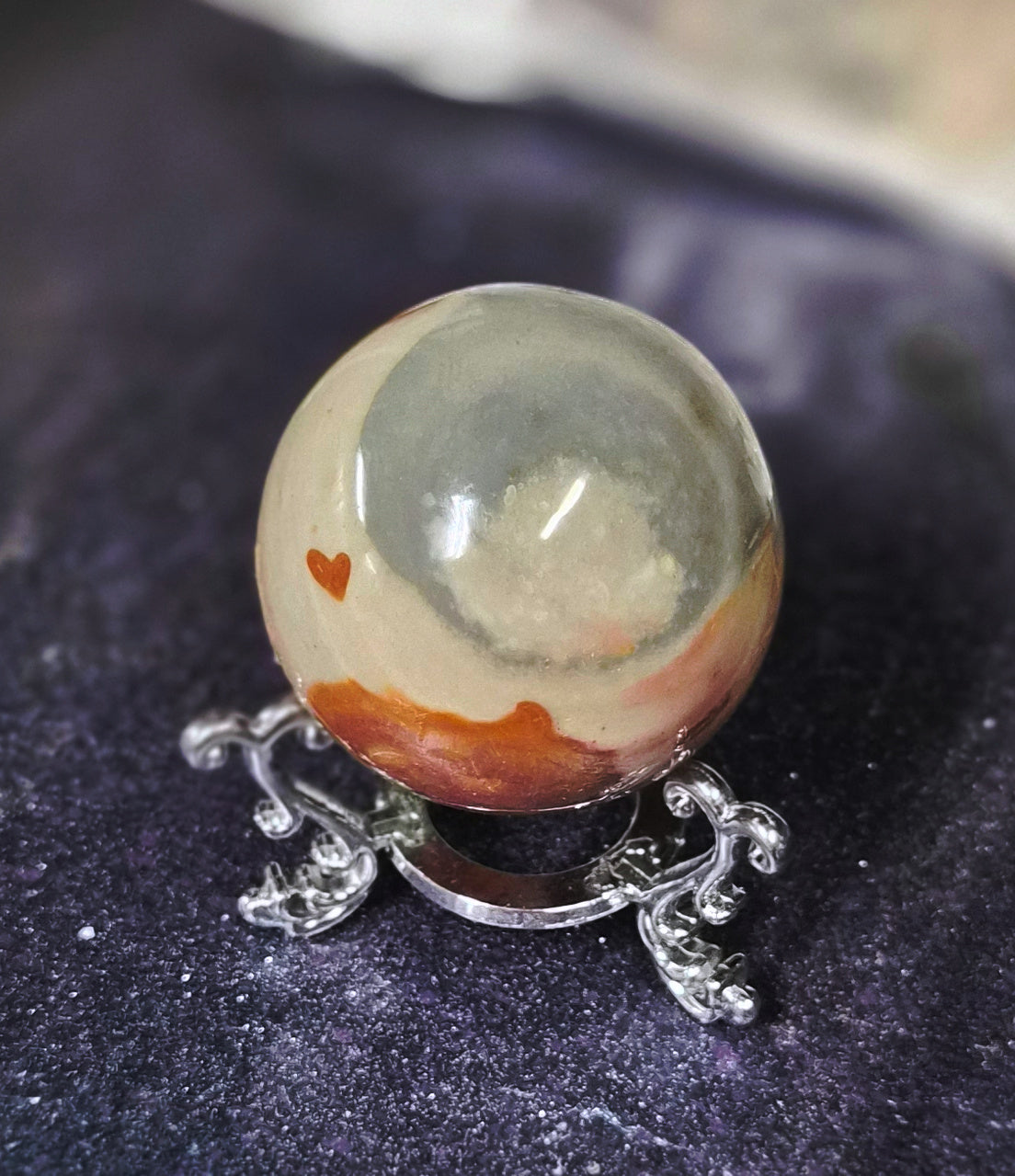 Polychromatic Jasper Spheres –45mm