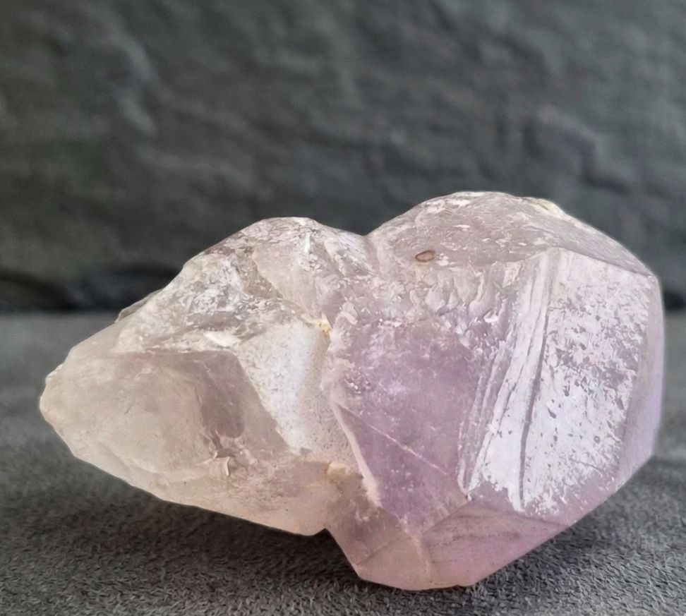 Raw Amethyst and Clear Quartz