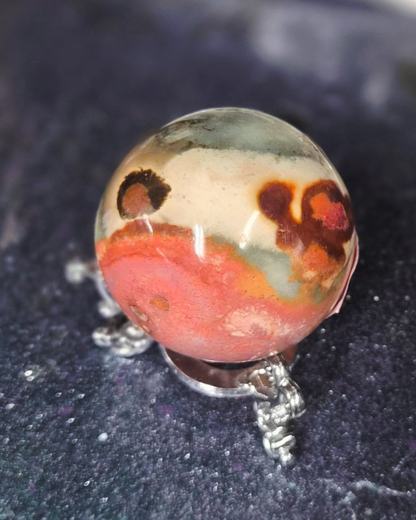 Polychromatic Jasper Spheres –45mm