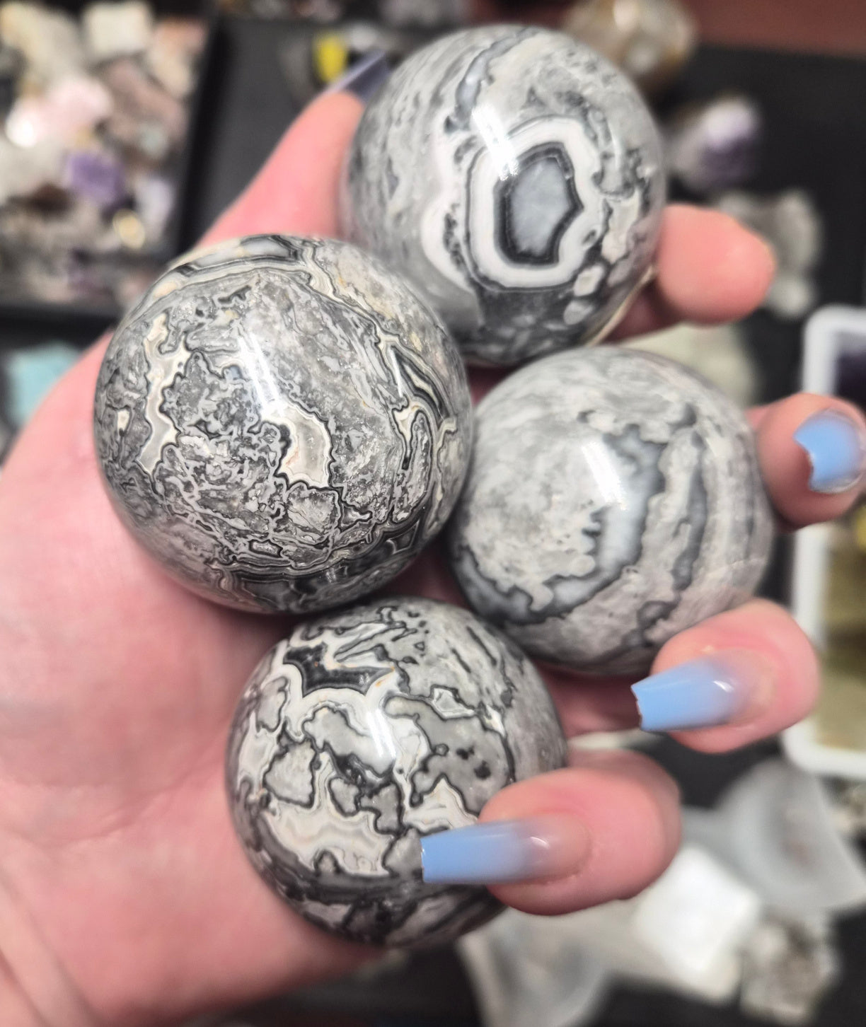 Stromatolite Crystal Sphere–45mm