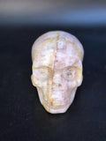 Pink Calcite Natural Crystal Skull