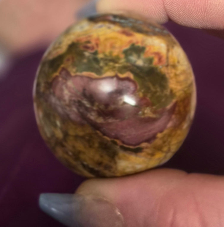 Assorted Natural Crystal Spheres –45mm