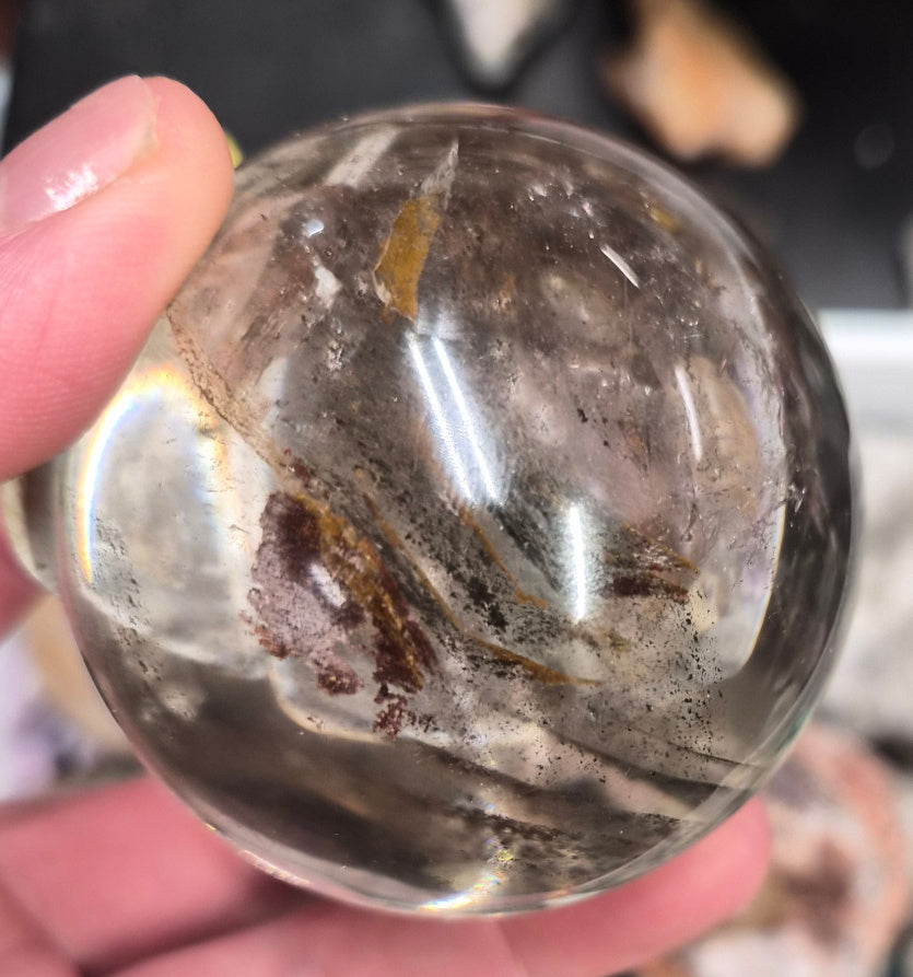 Garden Quartz/Lodolite Sphere– 60mm