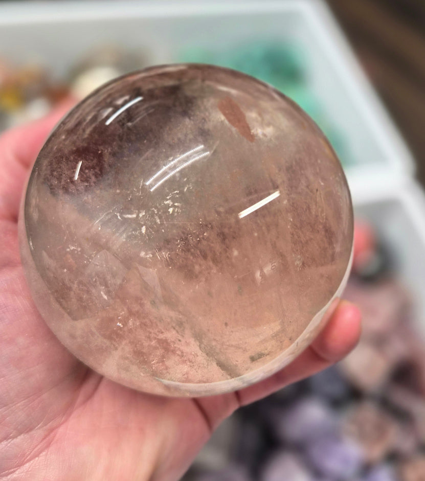 Clear Quartz crystal sphere– 90mm