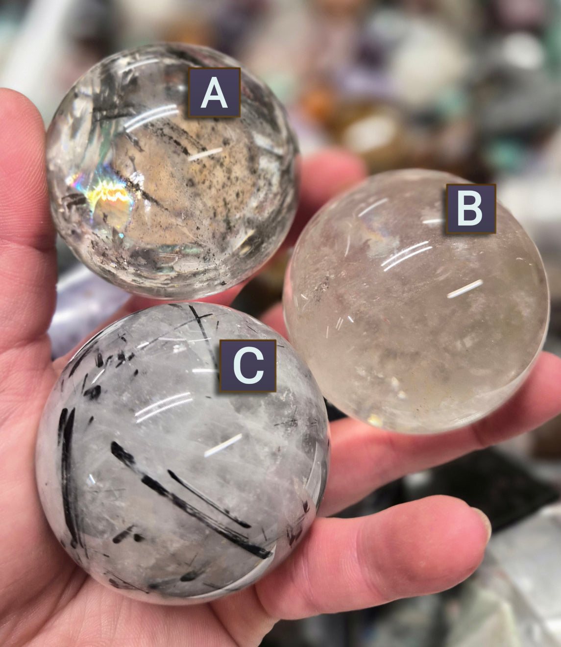 Multi-matrix Quartz Spheres–55mm