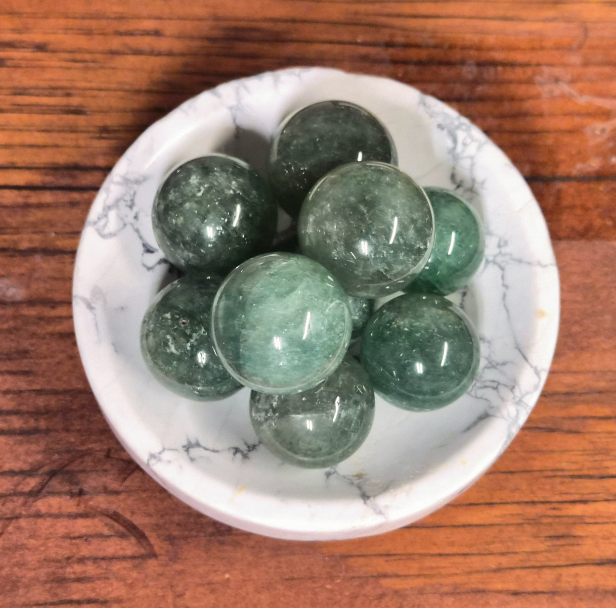 Natural Green Aventurine Crystal Sphere – 18-30mm