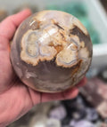 Flower Agate crystal sphere– 90mm